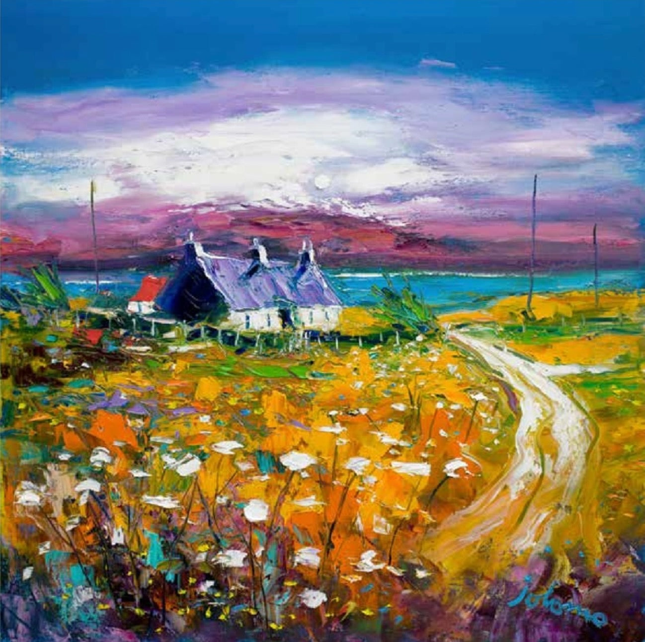 Autumn Misty Light, Isle of Gigha by John Lowrie Morrison Jolomo