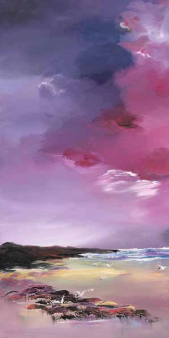 Cerise Solitude I by Lillias Blackie