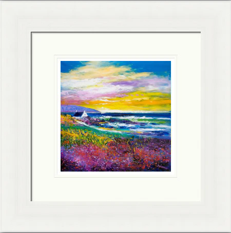 Heather & Wild Flowers, West Port, Kintyre by John Lowrie Morrison Jolomo