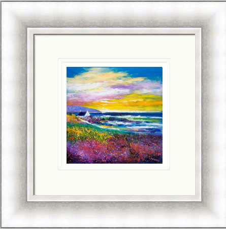 Heather & Wild Flowers, West Port, Kintyre by John Lowrie Morrison Jolomo