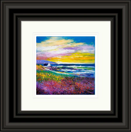 Heather & Wild Flowers, West Port, Kintyre by John Lowrie Morrison Jolomo