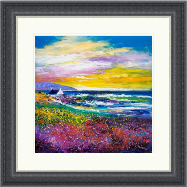 Heather & Wild Flowers, West Port, Kintyre by John Lowrie Morrison Jolomo
