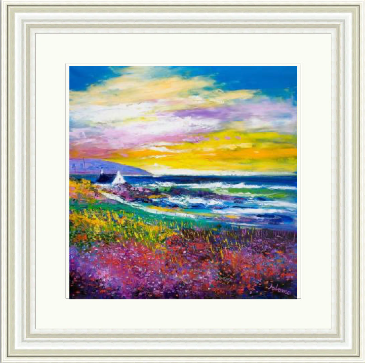 Heather & Wild Flowers, West Port, Kintyre by John Lowrie Morrison Jolomo