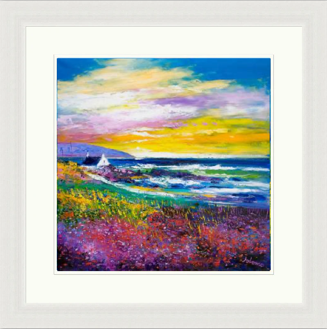 Heather & Wild Flowers, West Port, Kintyre by John Lowrie Morrison Jolomo