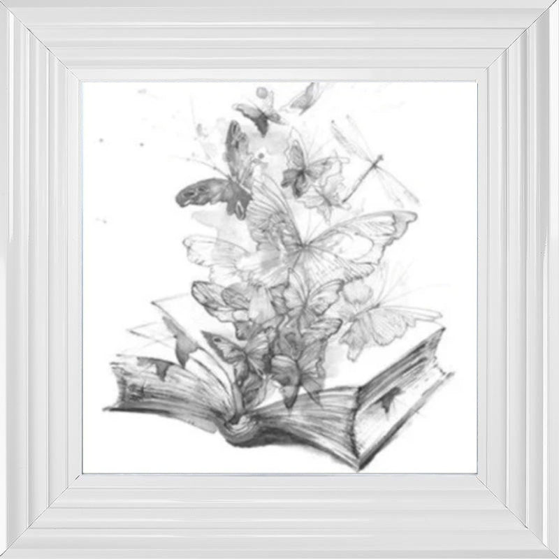 Book of Butterflies - Black and White
