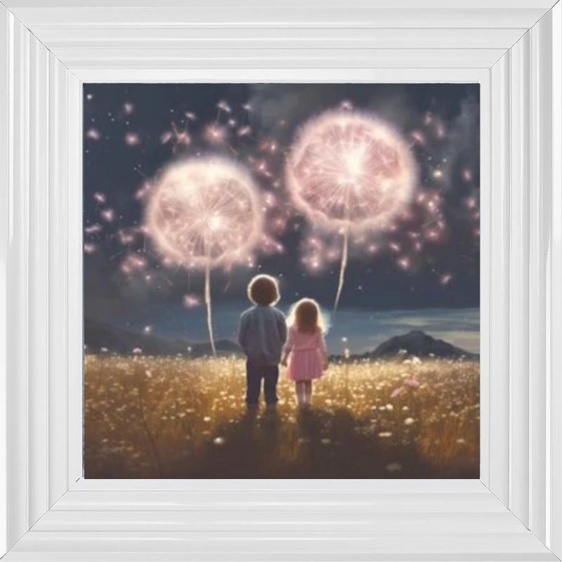 Dandelion Skies at Twilight