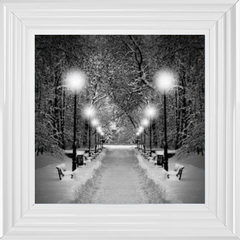 Winters Eve - Black and White