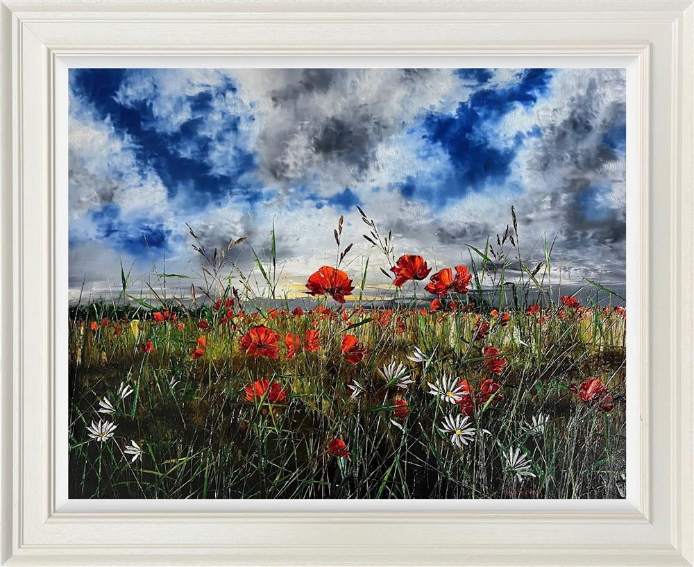 We Love You Original Oil Blossoms by Kimberley Harris