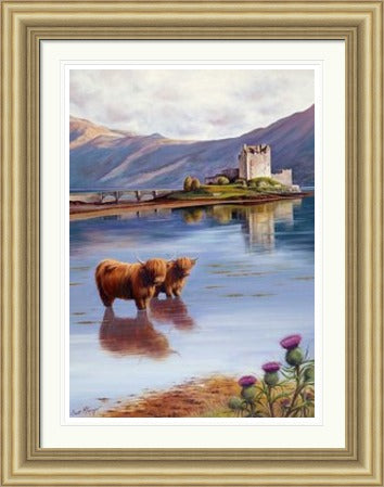 Coos at Eilean Donan Castle by Scott McGregor