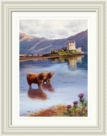 Coos at Eilean Donan Castle by Scott McGregor