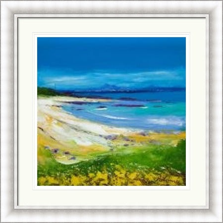 Balnahard Beach, Isle Of Colonsay Looking To Mull by John Lowrie Morrison Jolomo