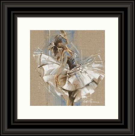 Ballerina White Dress III by Kitty Meijering