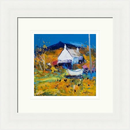 Croft, Boat & Hens, Ballygowan, Isle of Mull by Jolomo