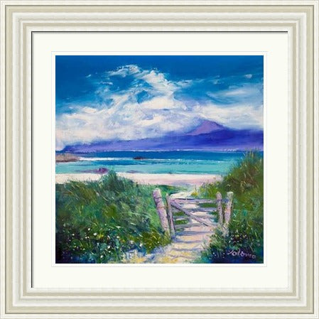 Summer Morninglight, Beach Path, Iona by John Lowrie Morrison Jolomo