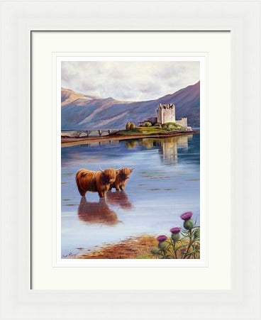 Coos at Eilean Donan Castle by Scott McGregor