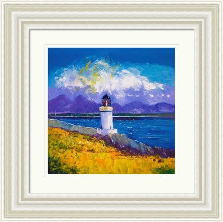 A Summer Squall, Rubh-an-Duin Lighthouse, Isle of Islay by John Lowrie Morrison Jolomo