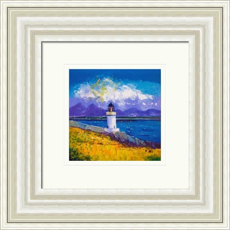 A Summer Squall, Rubh-an-Duin Lighthouse, Isle of Islay by John Lowrie Morrison Jolomo