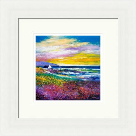 Heather & Wild Flowers, West Port, Kintyre by John Lowrie Morrison Jolomo