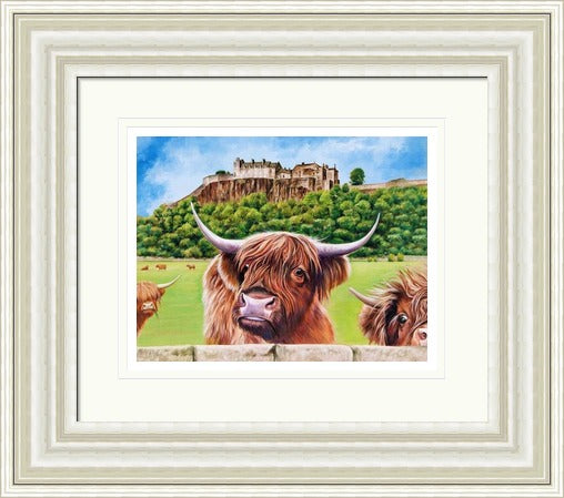 Stirling Castle and Heilan Coos by Scott McGregor