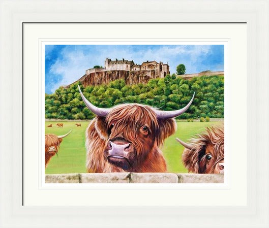 Stirling Castle and Heilan Coos by Scott McGregor
