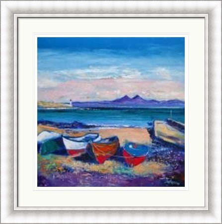 Beached Boats, Loch Indaal, Islay by Jolomo