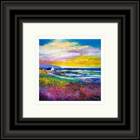 Heather & Wild Flowers, West Port, Kintyre by John Lowrie Morrison Jolomo