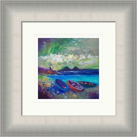 Big Storm Over The Loch Indaal Light, Islay by John Lowrie Morrison Jolomo