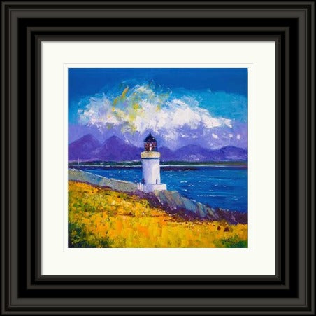 A Summer Squall, Rubh-an-Duin Lighthouse, Isle of Islay by John Lowrie Morrison Jolomo
