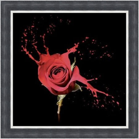 Red Rose Mini Liquid Art