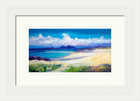Isle of Rum Looking From Coll, Summerlight by John Lowrie Morrison (Jolomo)