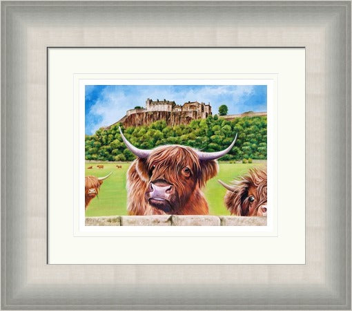 Stirling Castle and Heilan Coos by Scott McGregor