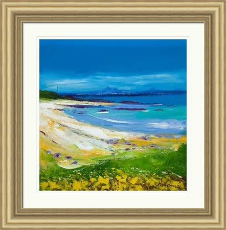 Balnahard Beach, Isle Of Colonsay Looking To Mull by John Lowrie Morrison Jolomo