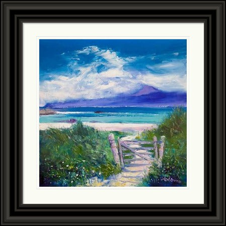 Summer Morninglight, Beach Path, Iona by John Lowrie Morrison Jolomo