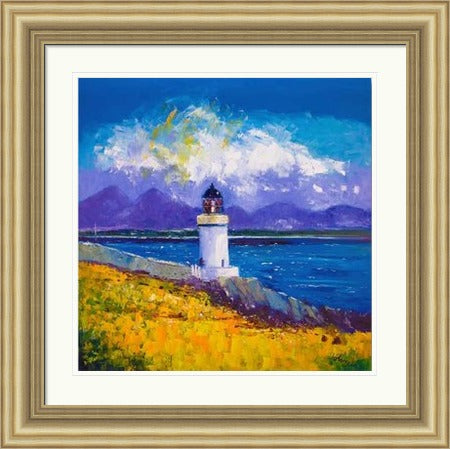 A Summer Squall, Rubh-an-Duin Lighthouse, Isle of Islay by John Lowrie Morrison Jolomo