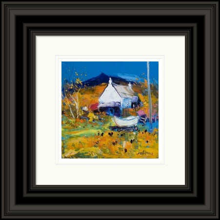 Croft, Boat & Hens, Ballygowan, Isle of Mull by Jolomo