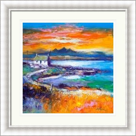 A Jura Sunset From Port Nan Gallan, Keills by Jolomo