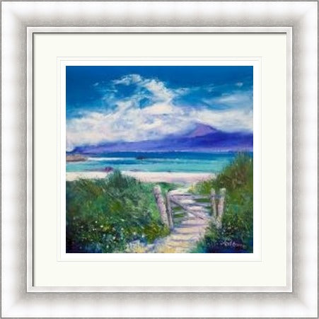 Summer Morninglight, Beach Path, Iona by John Lowrie Morrison Jolomo