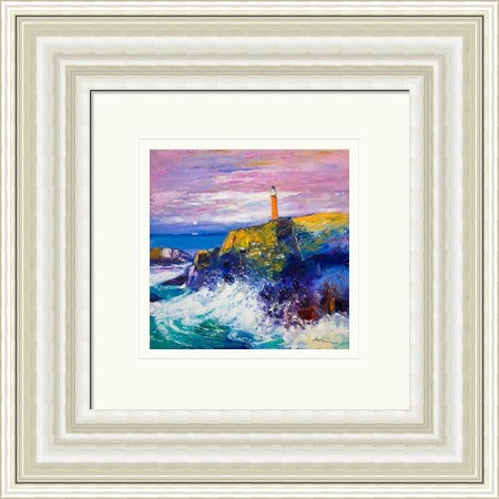 Big Swell, Butt of Lewis Lighthouse by John Lowrie Morrison Jolomo