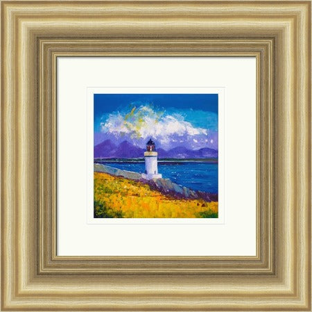 A Summer Squall, Rubh-an-Duin Lighthouse, Isle of Islay by John Lowrie Morrison Jolomo