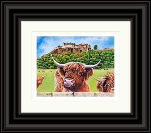Stirling Castle and Heilan Coos by Scott McGregor