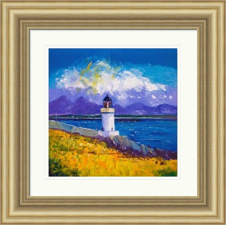 A Summer Squall, Rubh-an-Duin Lighthouse, Isle of Islay by John Lowrie Morrison Jolomo