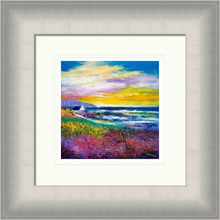 Heather & Wild Flowers, West Port, Kintyre by John Lowrie Morrison Jolomo
