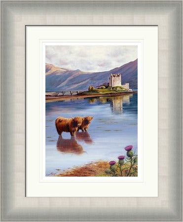 Coos at Eilean Donan Castle by Scott McGregor