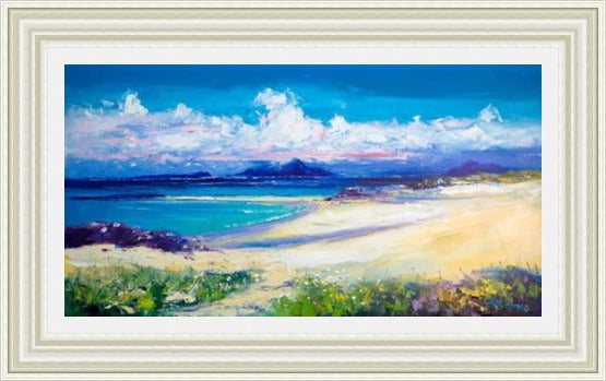 Isle of Rum Looking From Coll, Summerlight by Jolomo