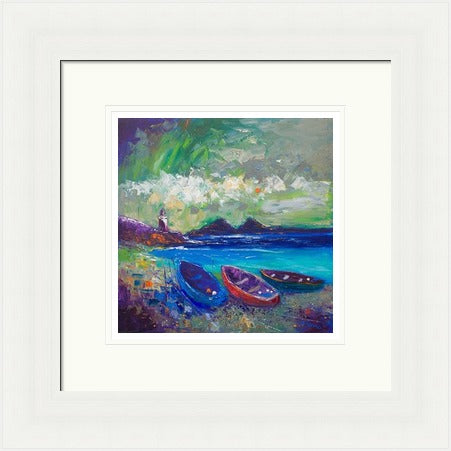 Big Storm Over The Loch Indaal Light, Islay by John Lowrie Morrison Jolomo