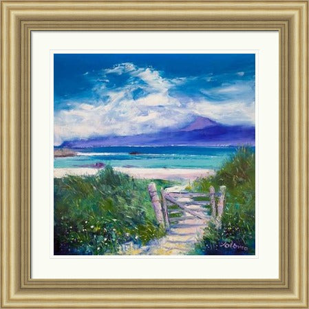 Summer Morninglight, Beach Path, Iona by John Lowrie Morrison Jolomo