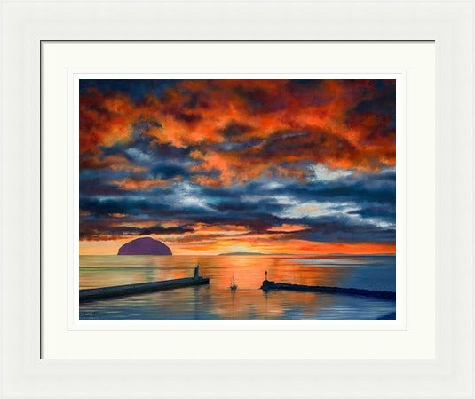 Sundown at Ailsa Craig by Scott McGregor