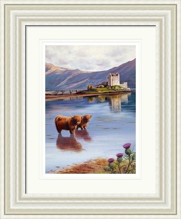 Coos at Eilean Donan Castle by Scott McGregor