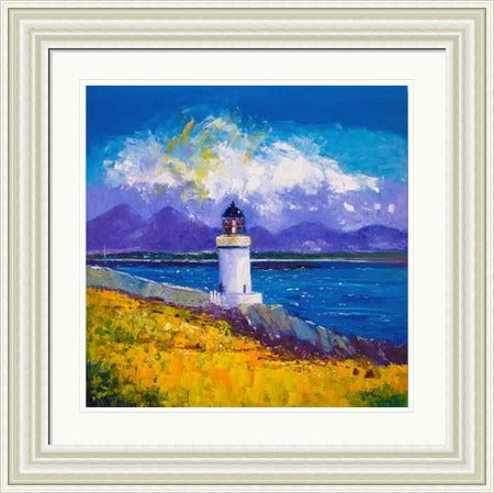 A Summer Squall, Rubh-an-Duin Lighthouse, Isle of Islay by John Lowrie Morrison (Jolomo)