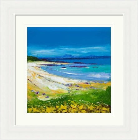 Balnahard Beach, Isle Of Colonsay Looking To Mull by John Lowrie Morrison Jolomo